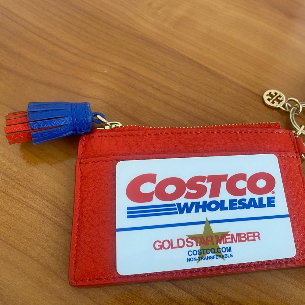 Tory Burch Robinson Card Case Key Fob Gem